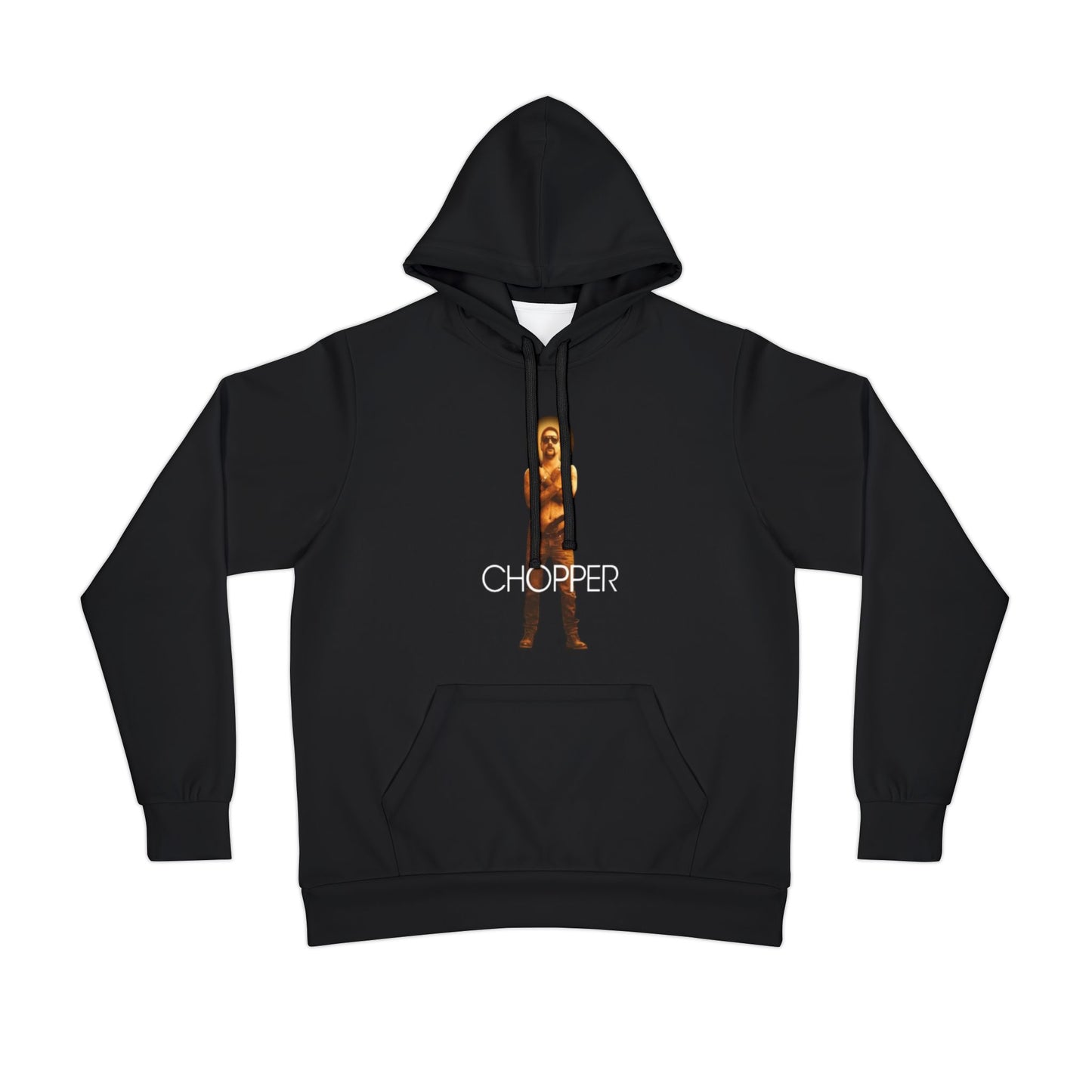 Athletic Hoodie with Chopper Quote Design