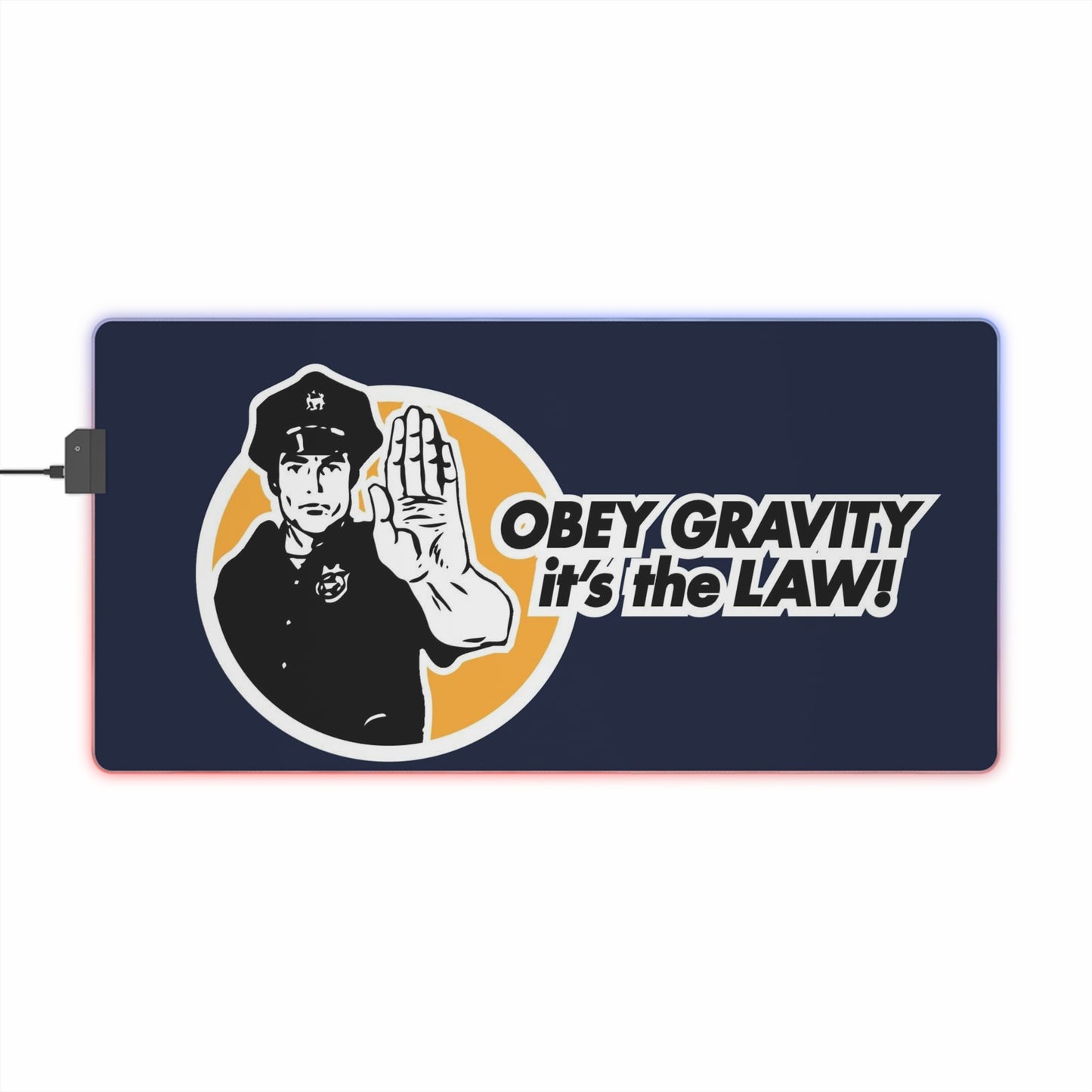Obey Gravity LED Gaming Mouse Pad