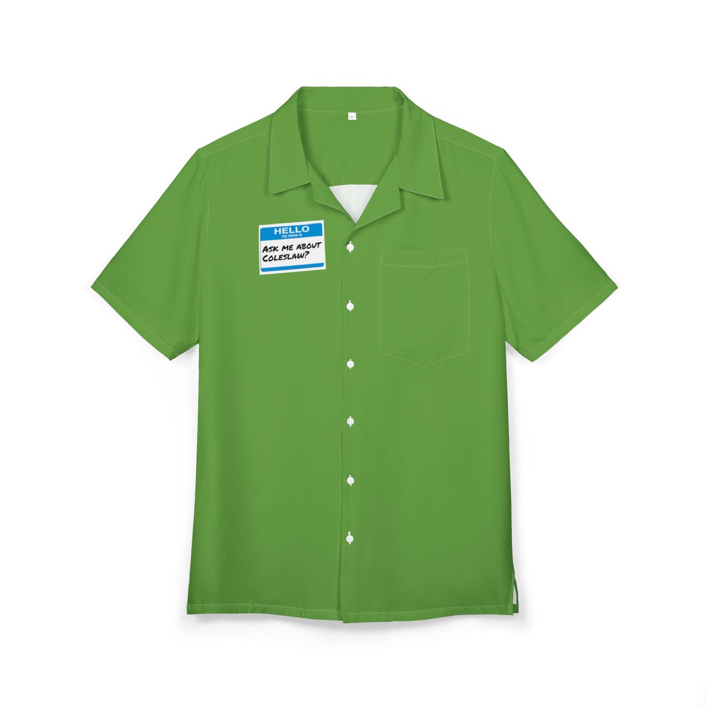 Button-Down Shirt - Funny Coleslaw Design