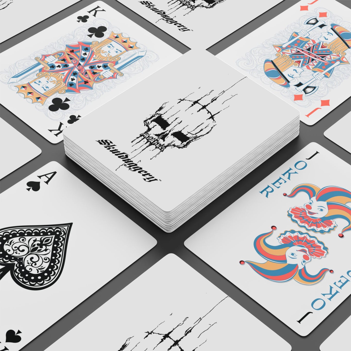 Skull Poker Cards