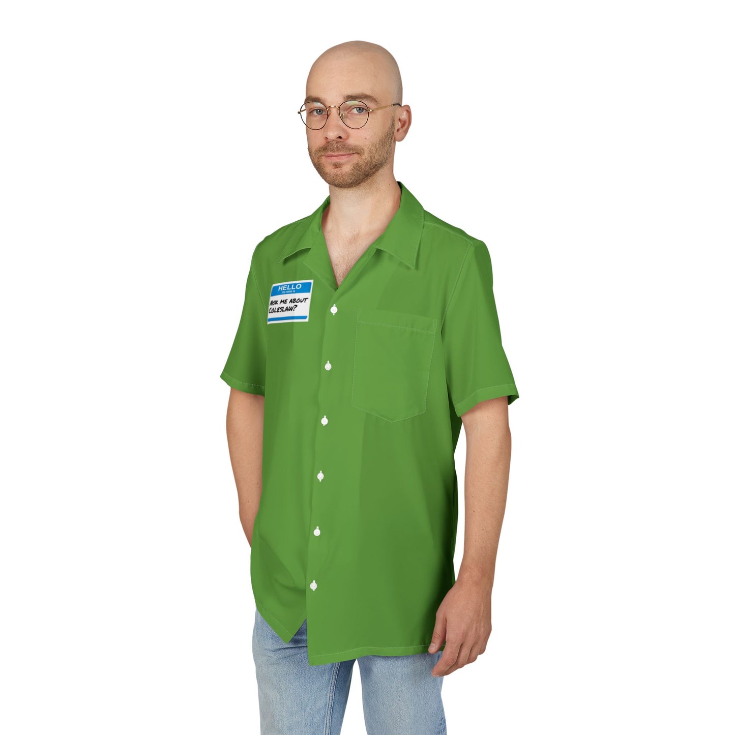 Button-Down Shirt - Funny Coleslaw Design