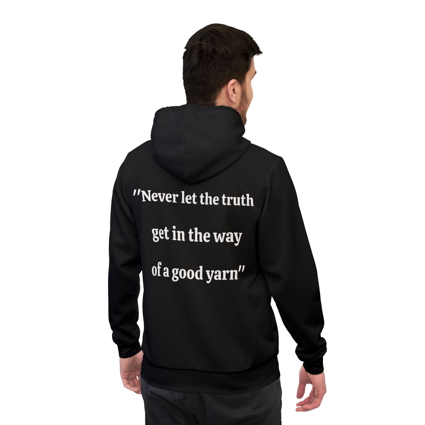 Athletic Hoodie with Chopper Quote Design