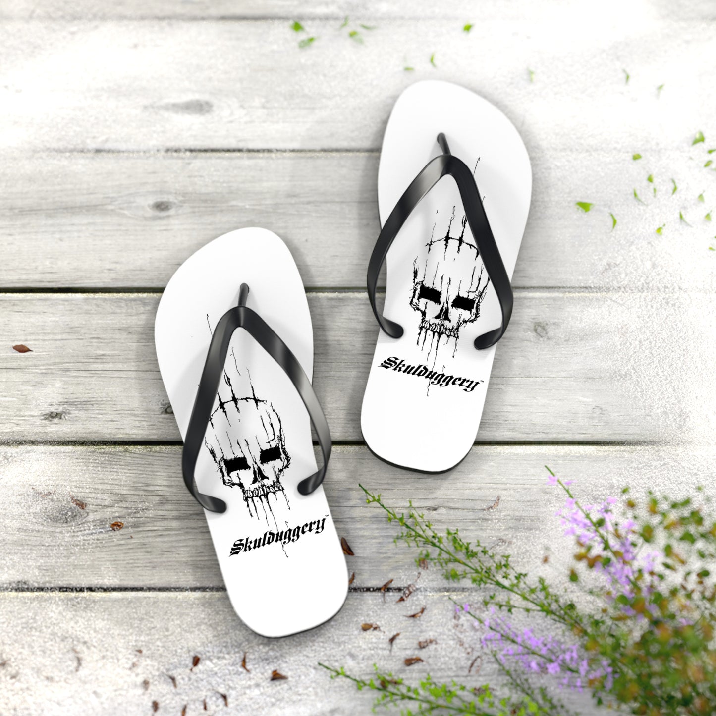 Skull Flip Flops