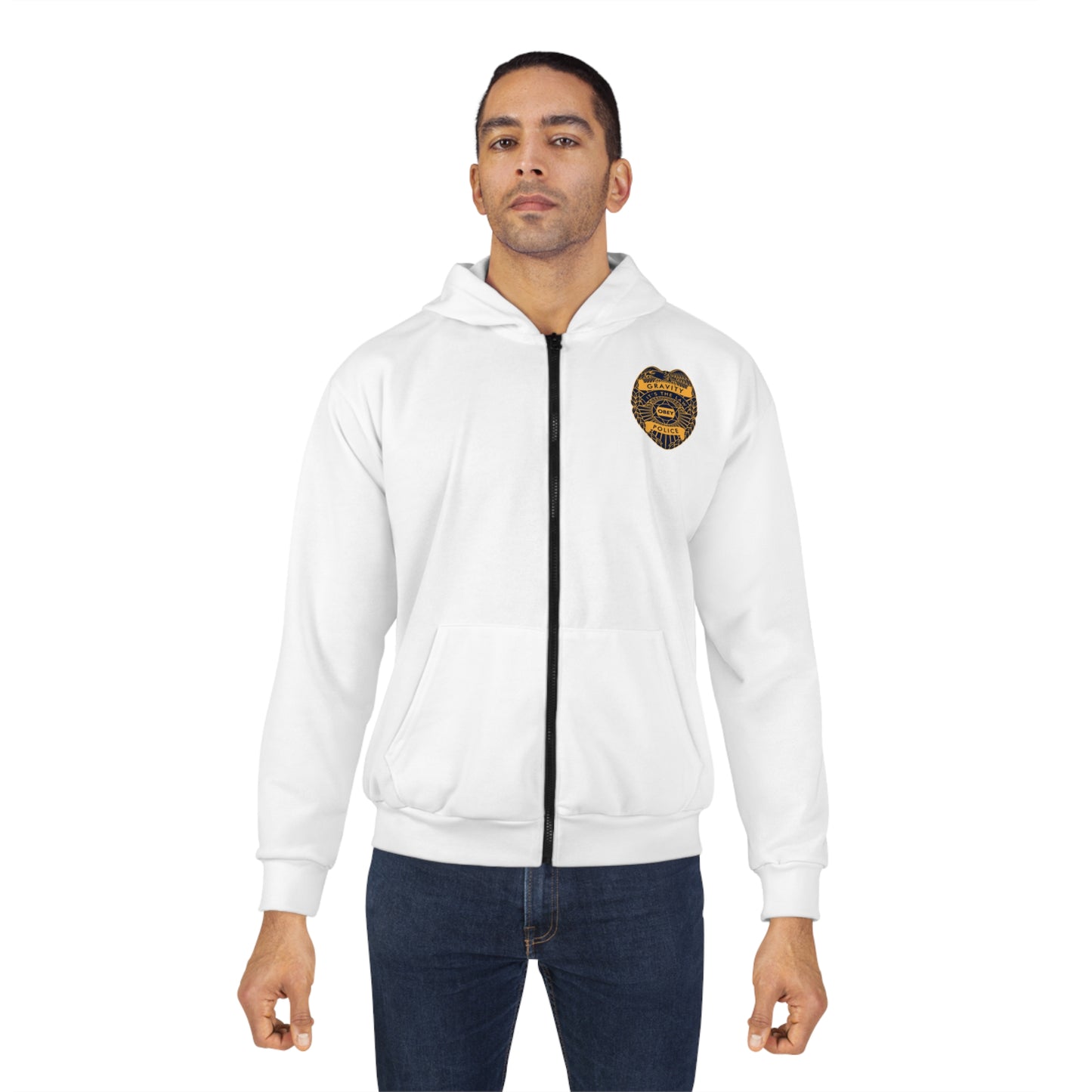 Obey the Law Zip Hoodie