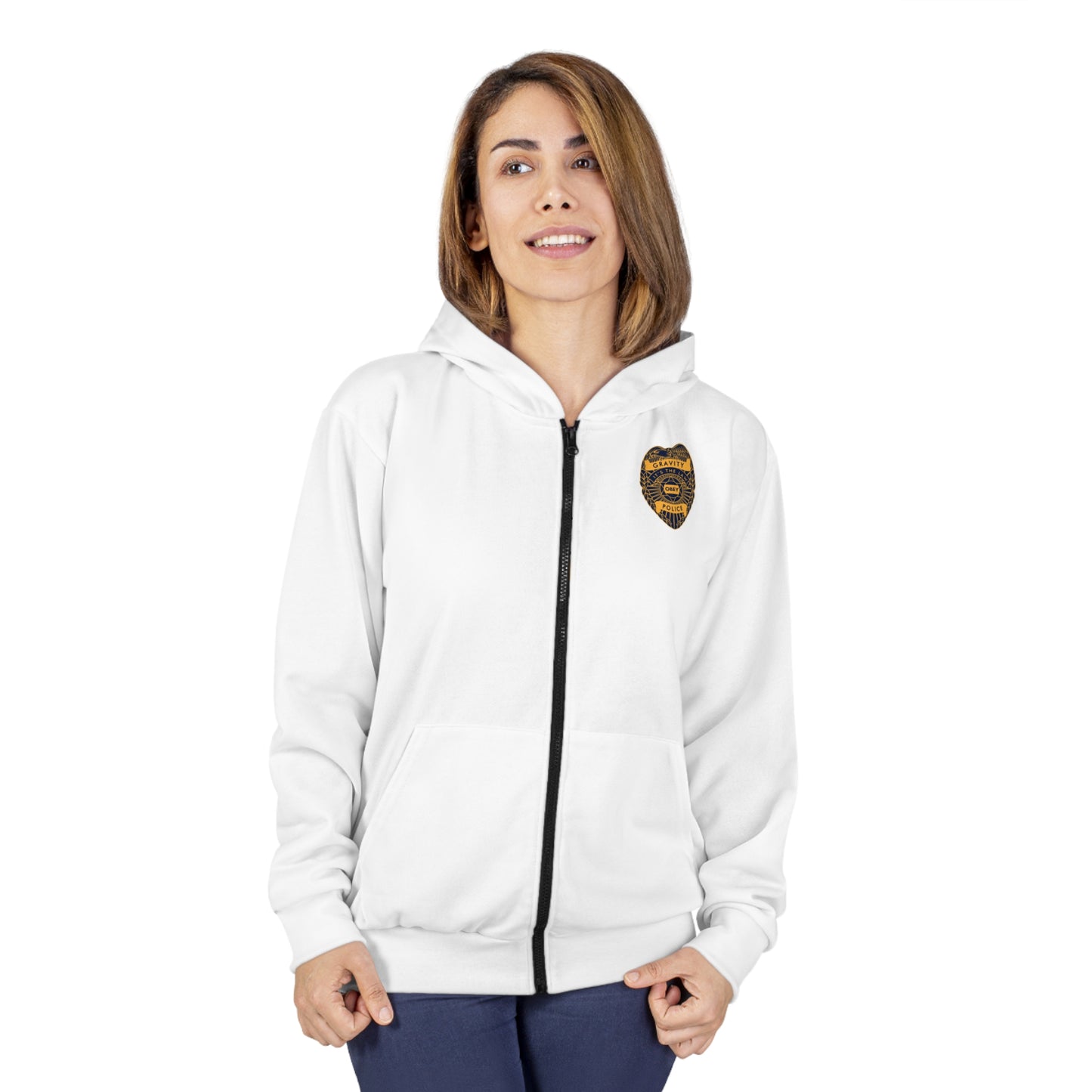 Obey the Law Zip Hoodie