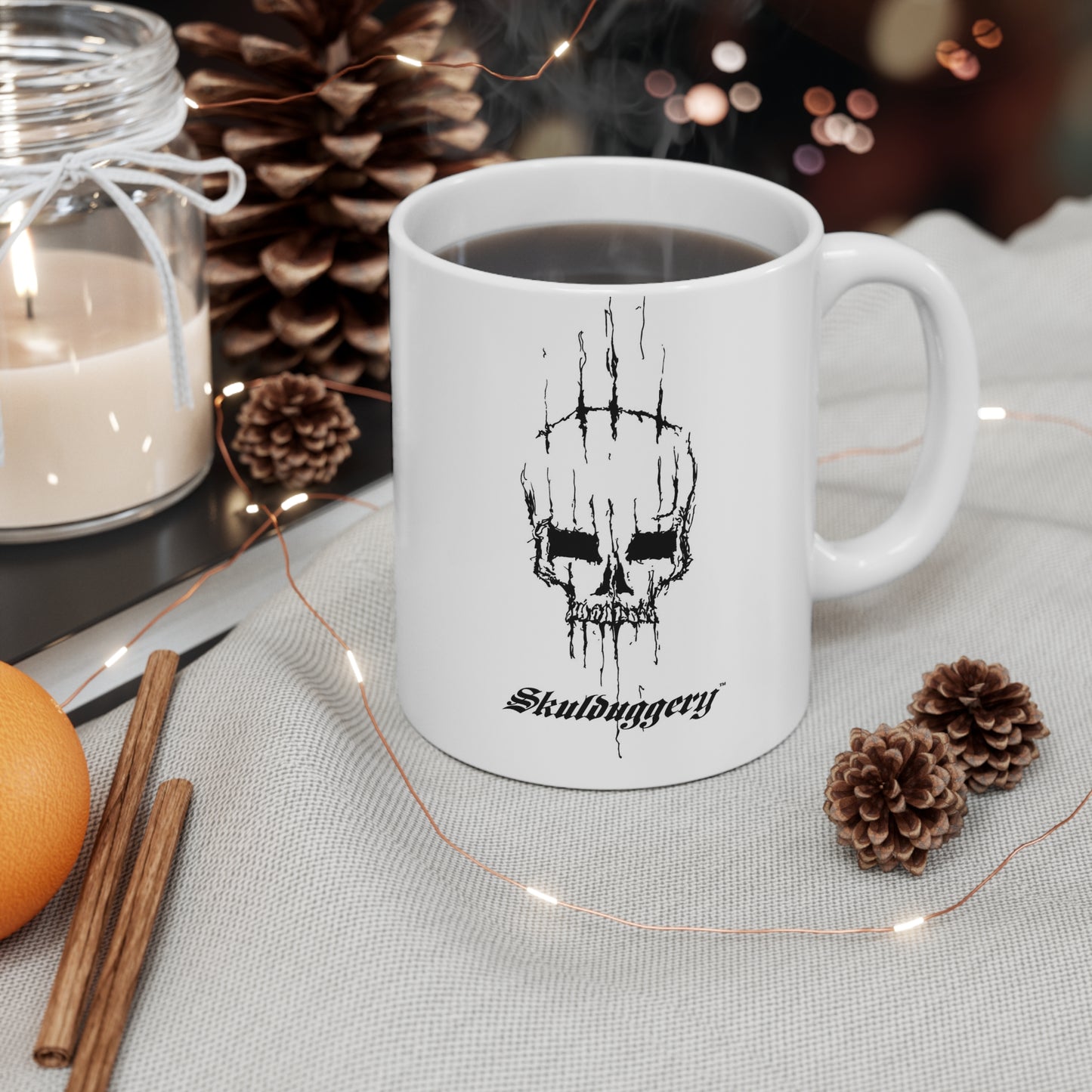 Skull Ceramic Mug 11oz
