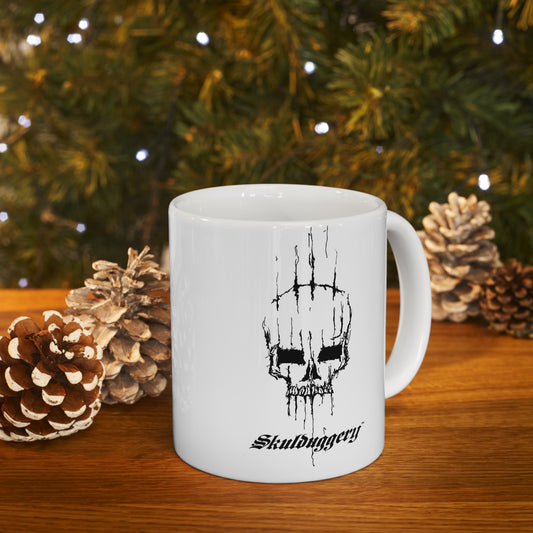 Skull Ceramic Mug 11oz