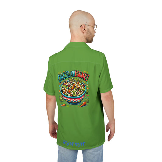 Button-Down Shirt - Funny Coleslaw Design