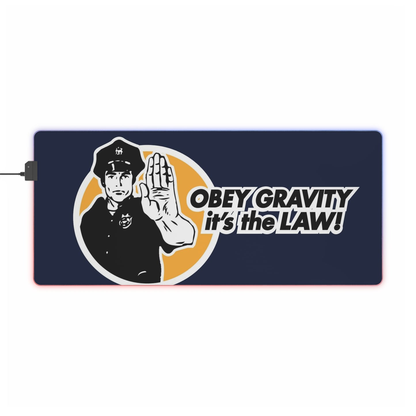 Obey Gravity LED Gaming Mouse Pad