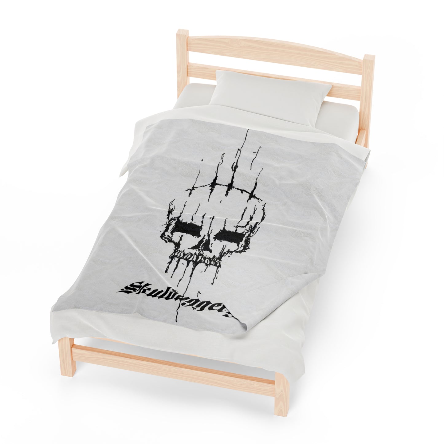 Skull Velveteen Plush Blanket