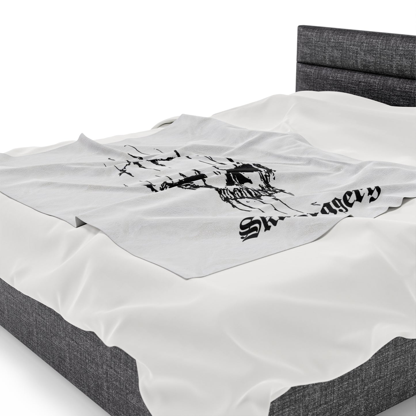 Skull Velveteen Plush Blanket