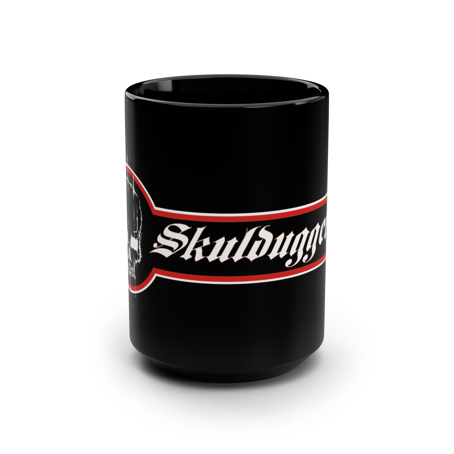 Skull Black Mug, 15oz