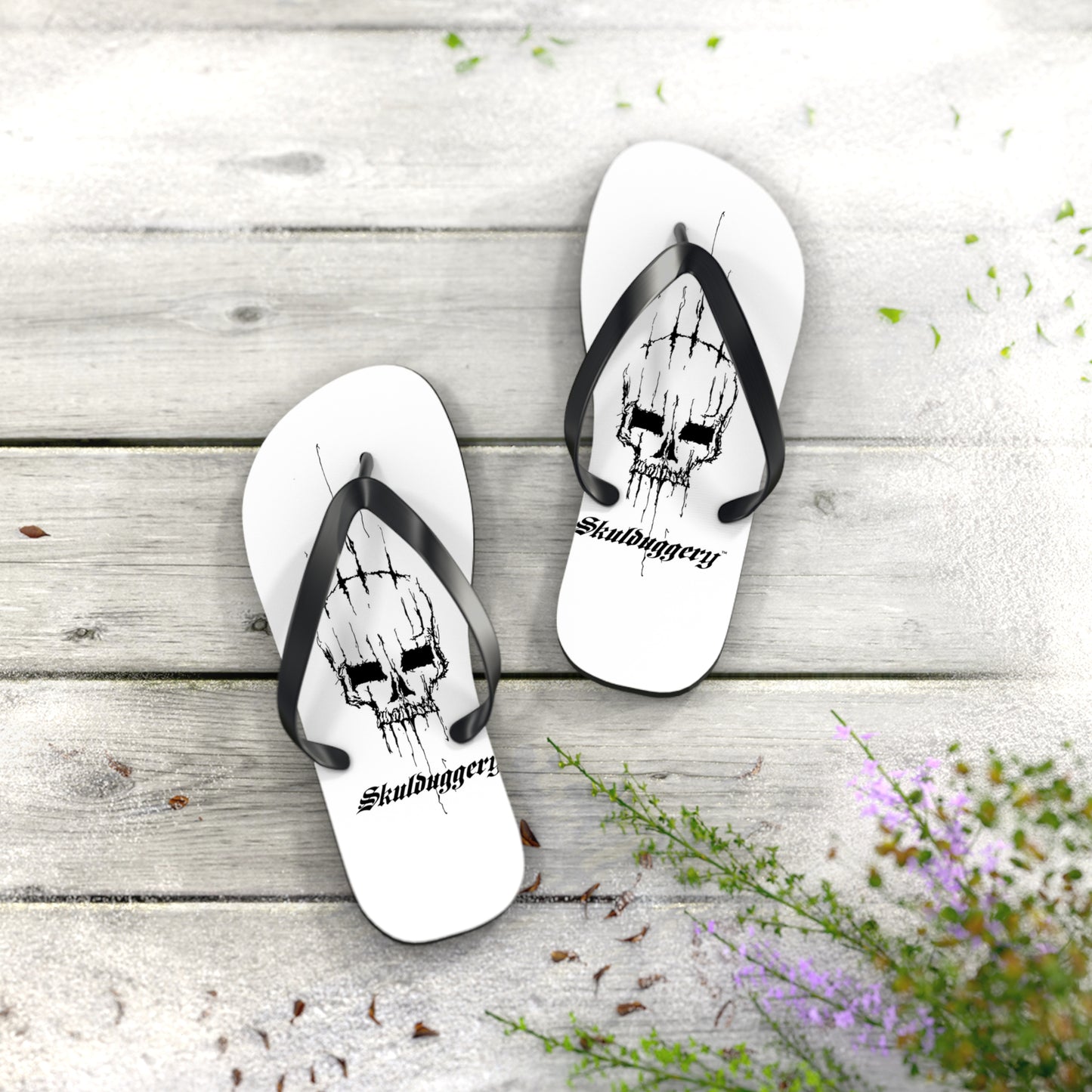 Skull Flip Flops