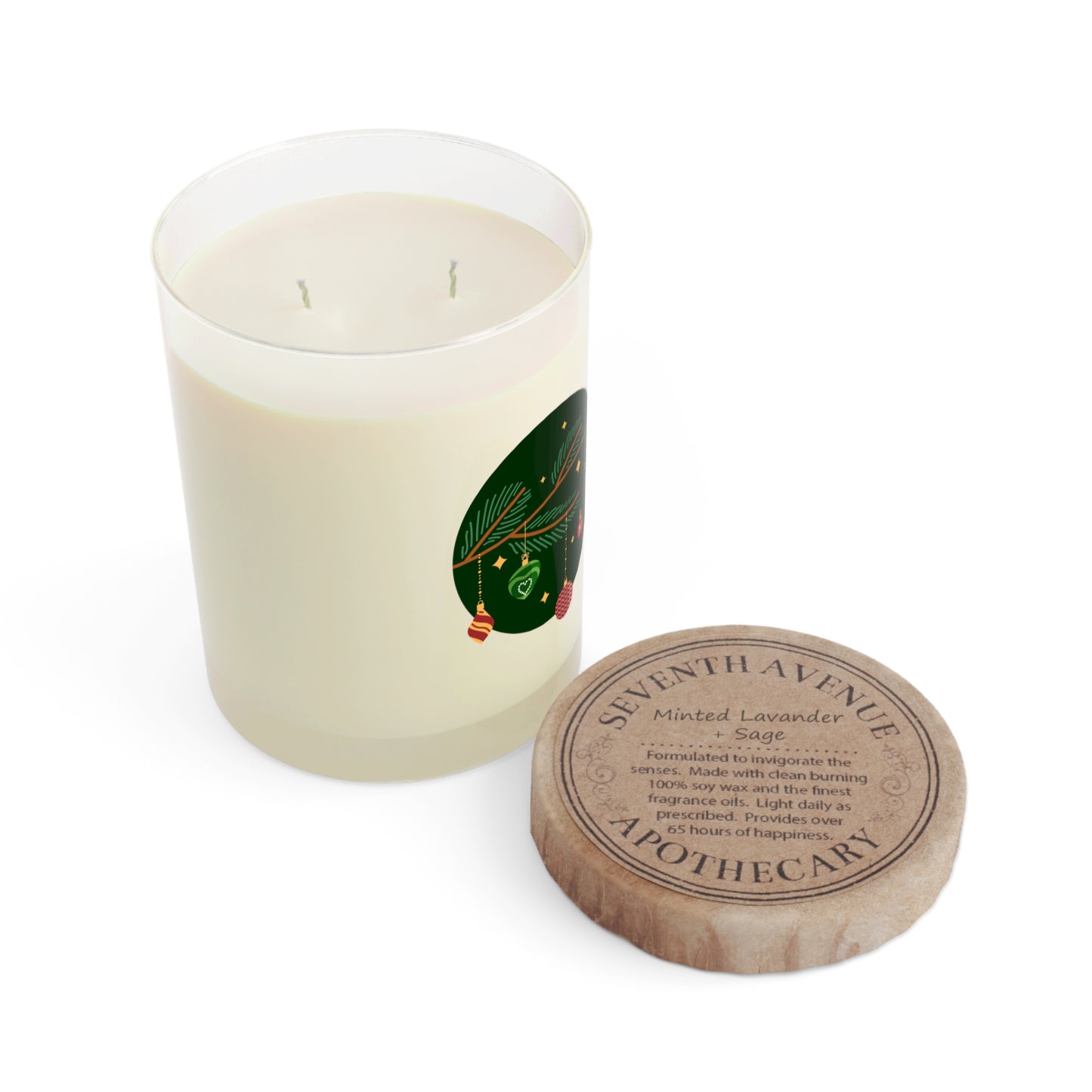 Scented Candle - Full Glass, 11oz