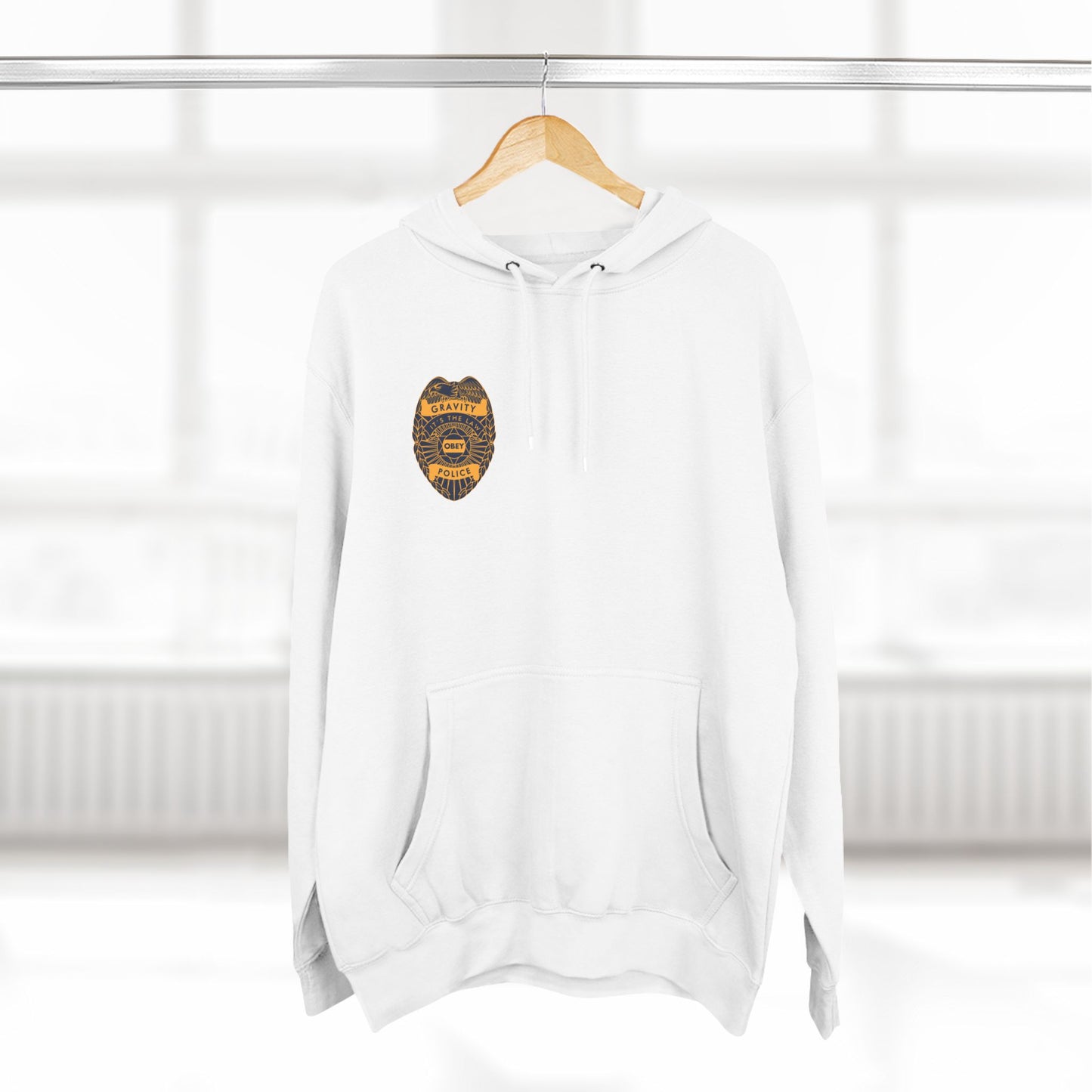 Fleece Hoodie - Gravity Police Design