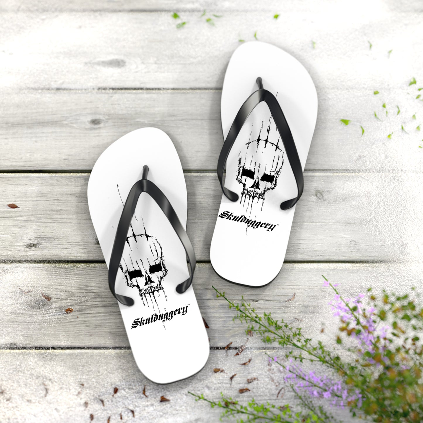 Skull Flip Flops