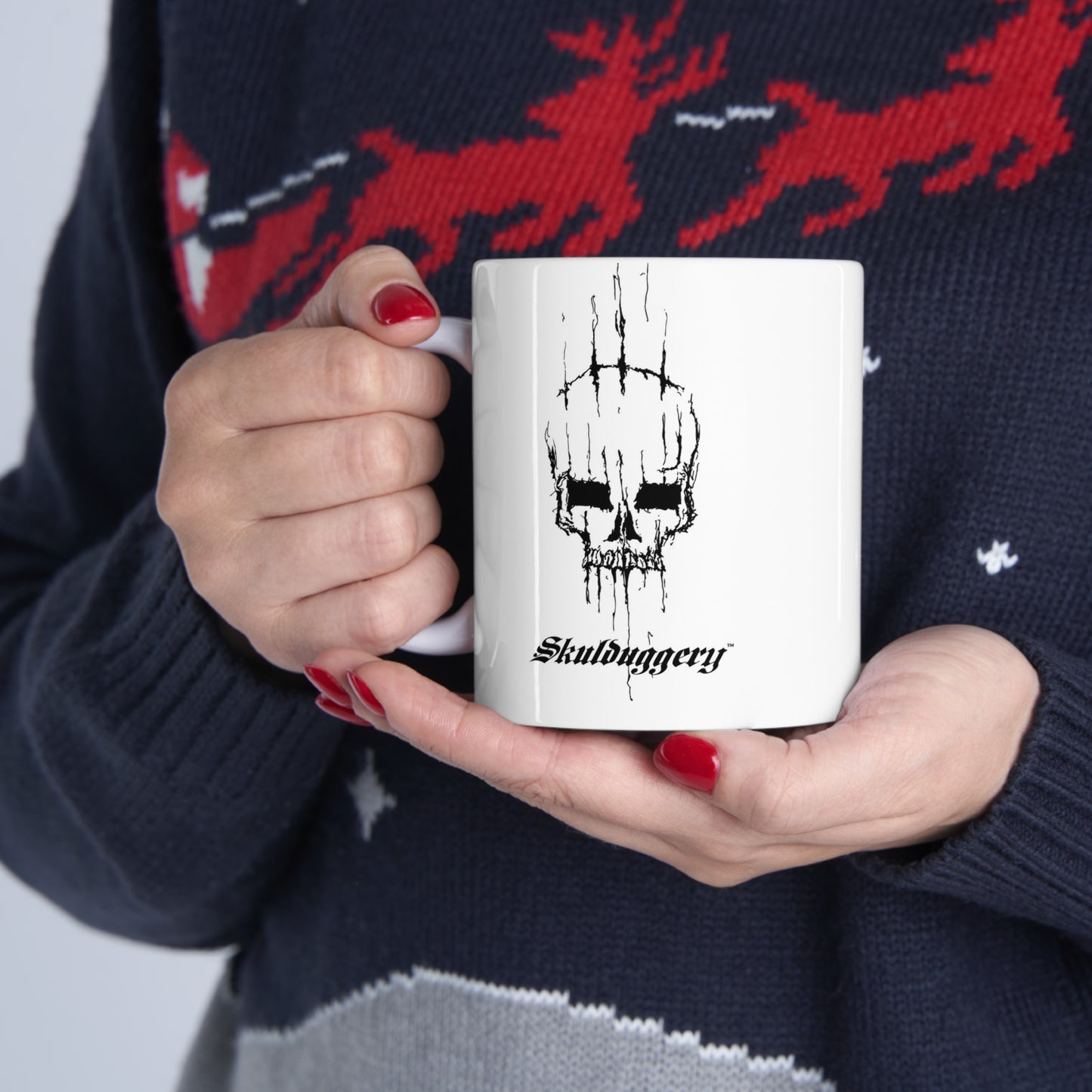 Skull Ceramic Mug 11oz