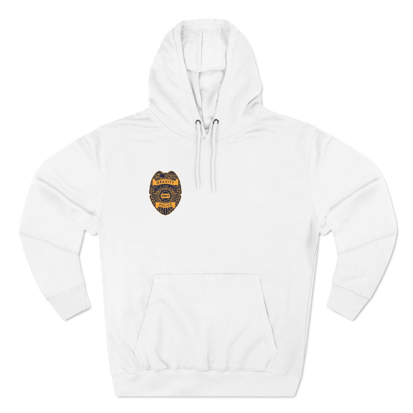 Fleece Hoodie - Gravity Police Design