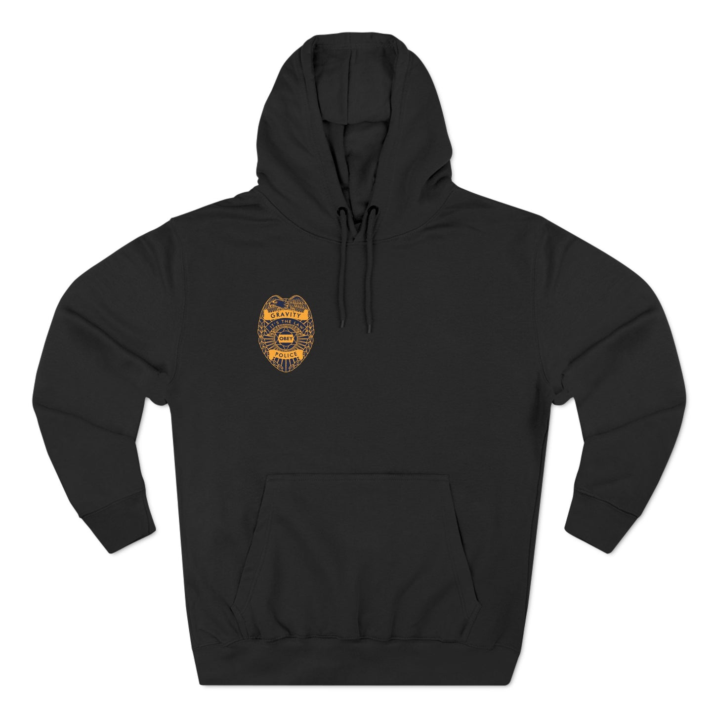 Fleece Hoodie - Gravity Police Design