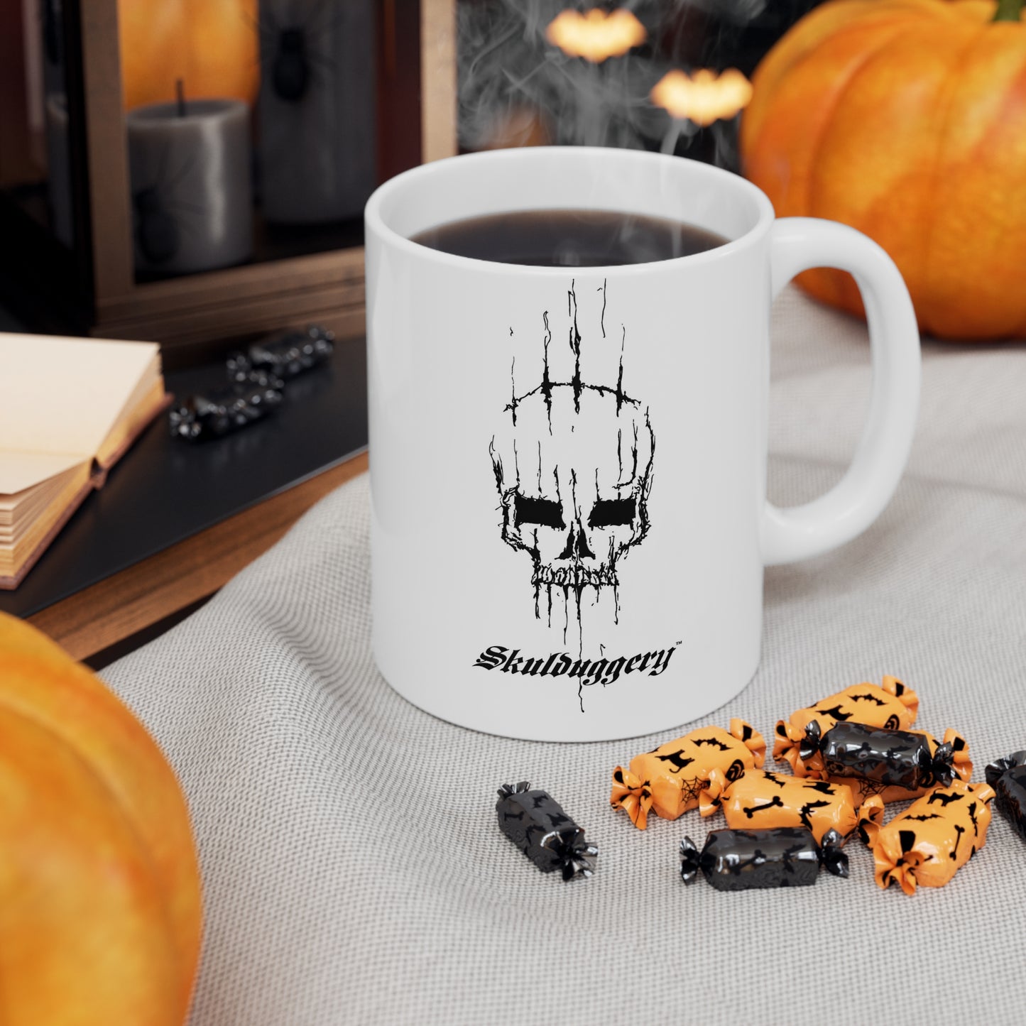 Skull Ceramic Mug 11oz