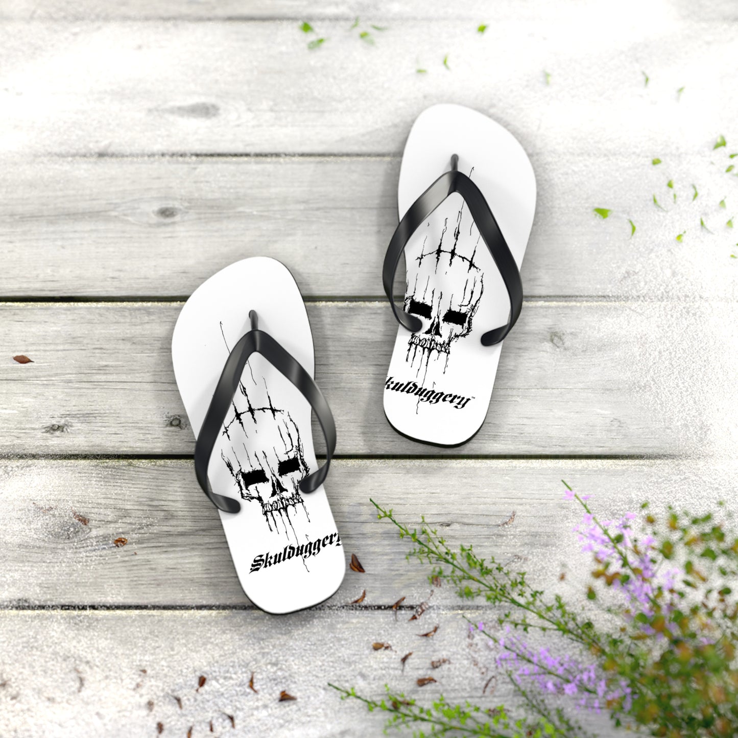 Skull Flip Flops