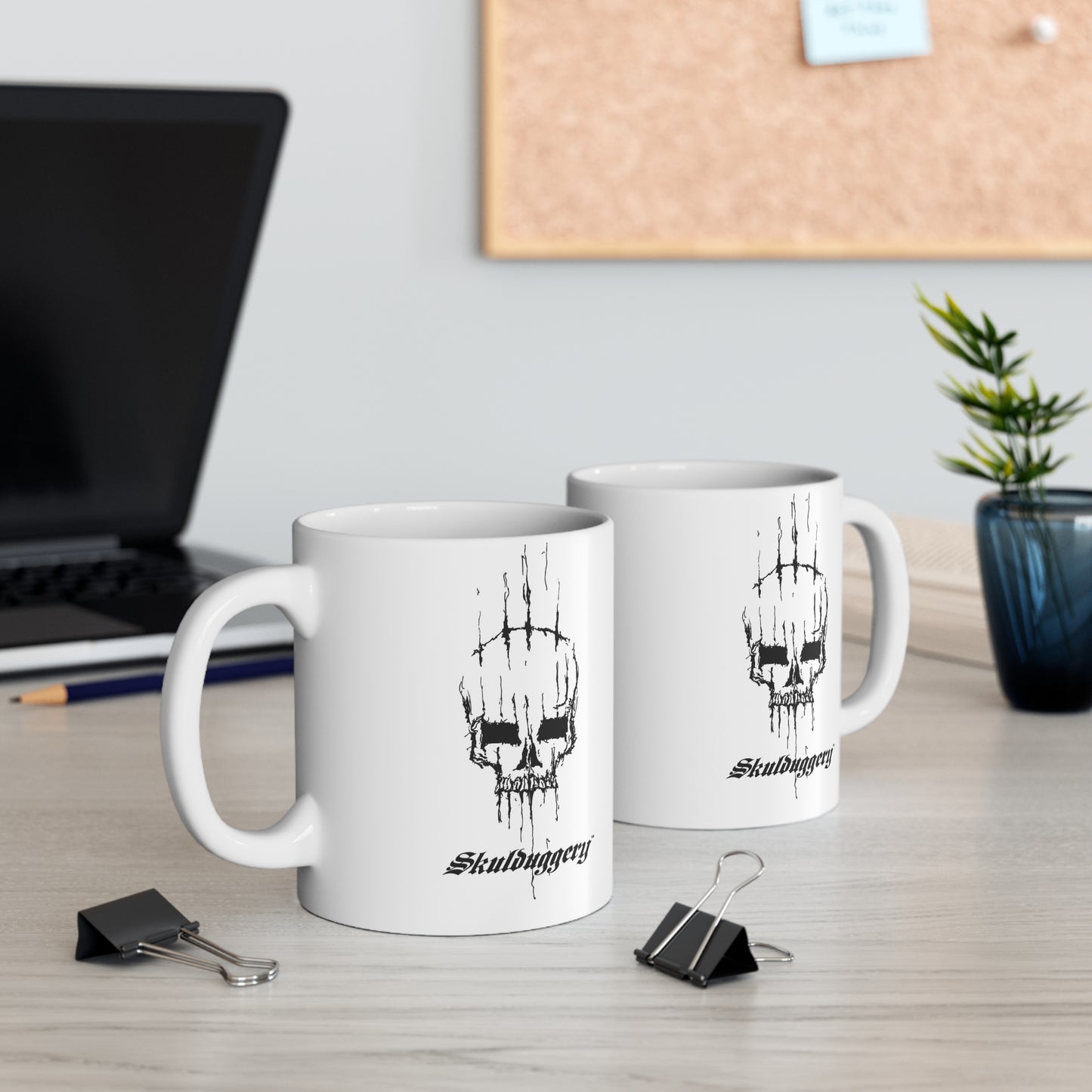 Skull Ceramic Mug 11oz