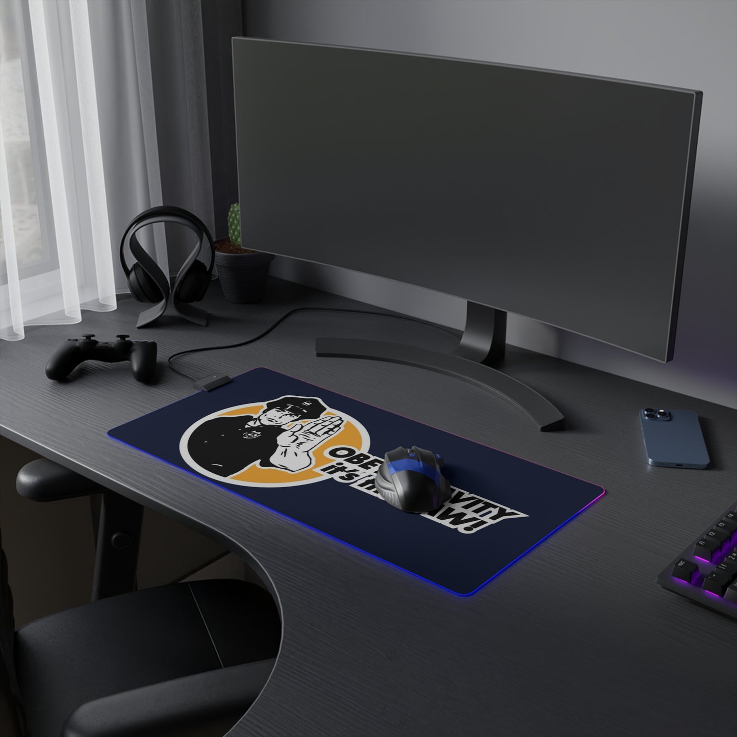 Obey Gravity LED Gaming Mouse Pad