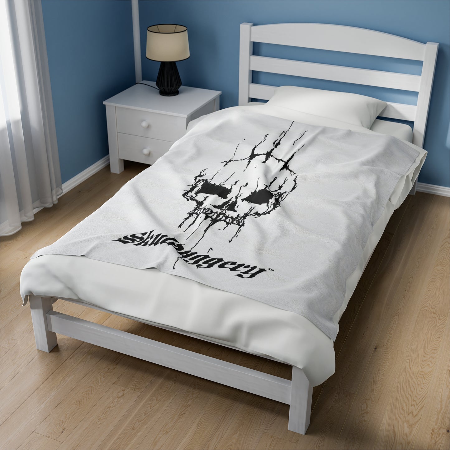 Skull Velveteen Plush Blanket