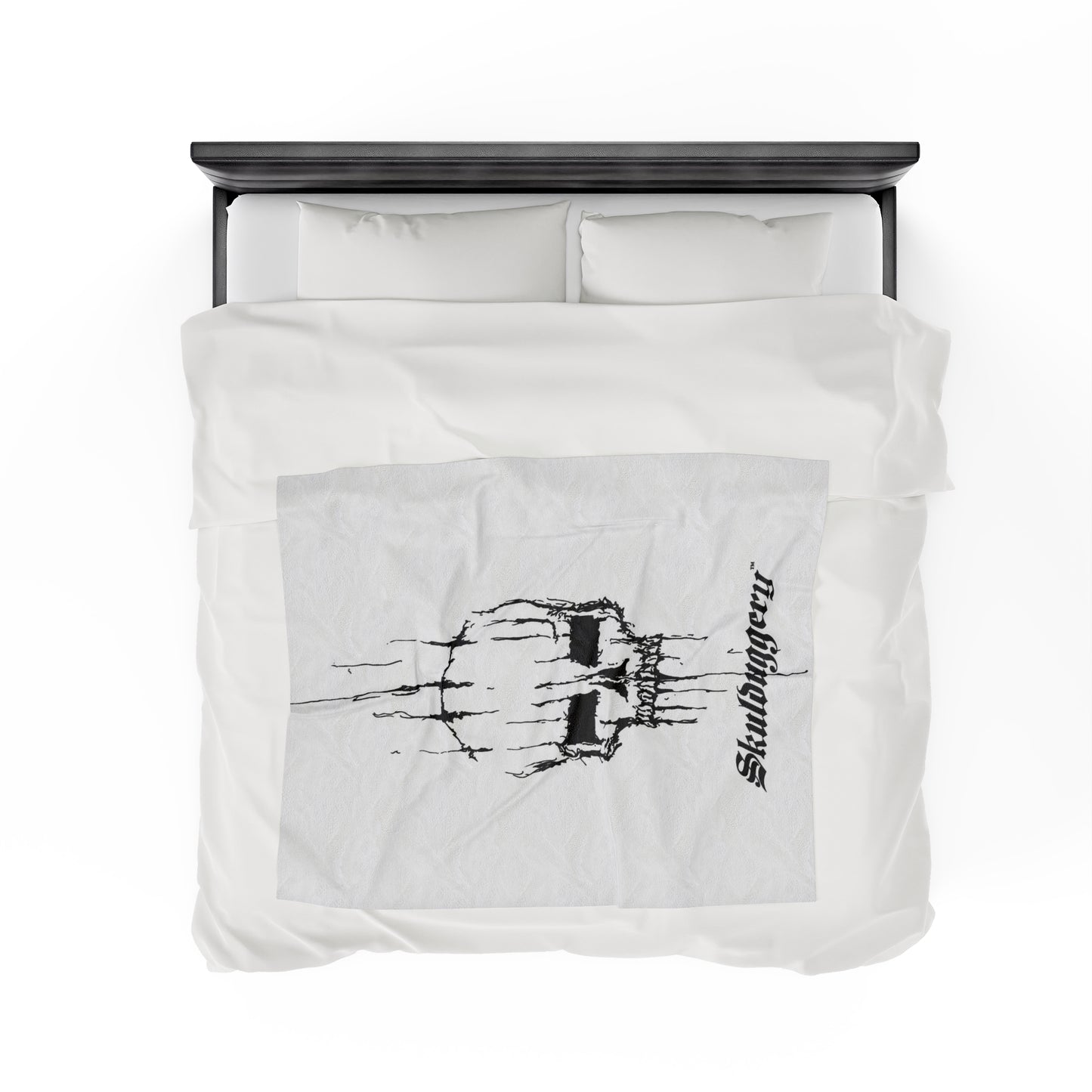 Skull Velveteen Plush Blanket